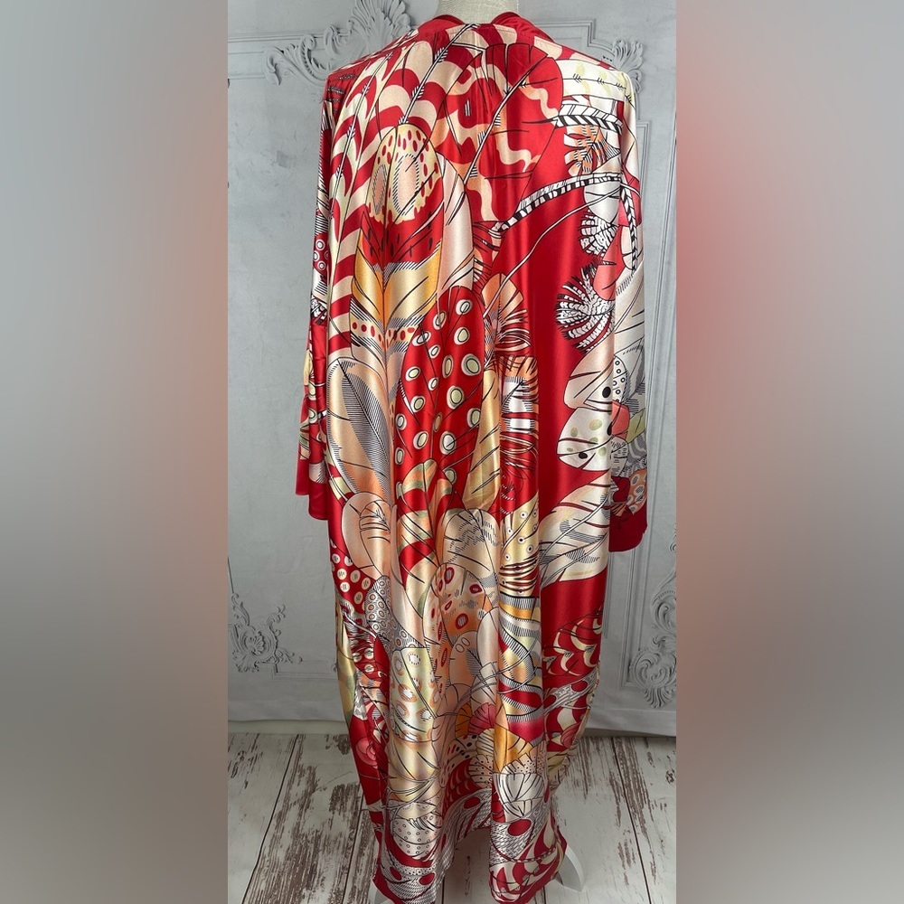 Kimono Casual Cárdigan Duster Bikini Swimsuit Coverup - Picture 10 of 14